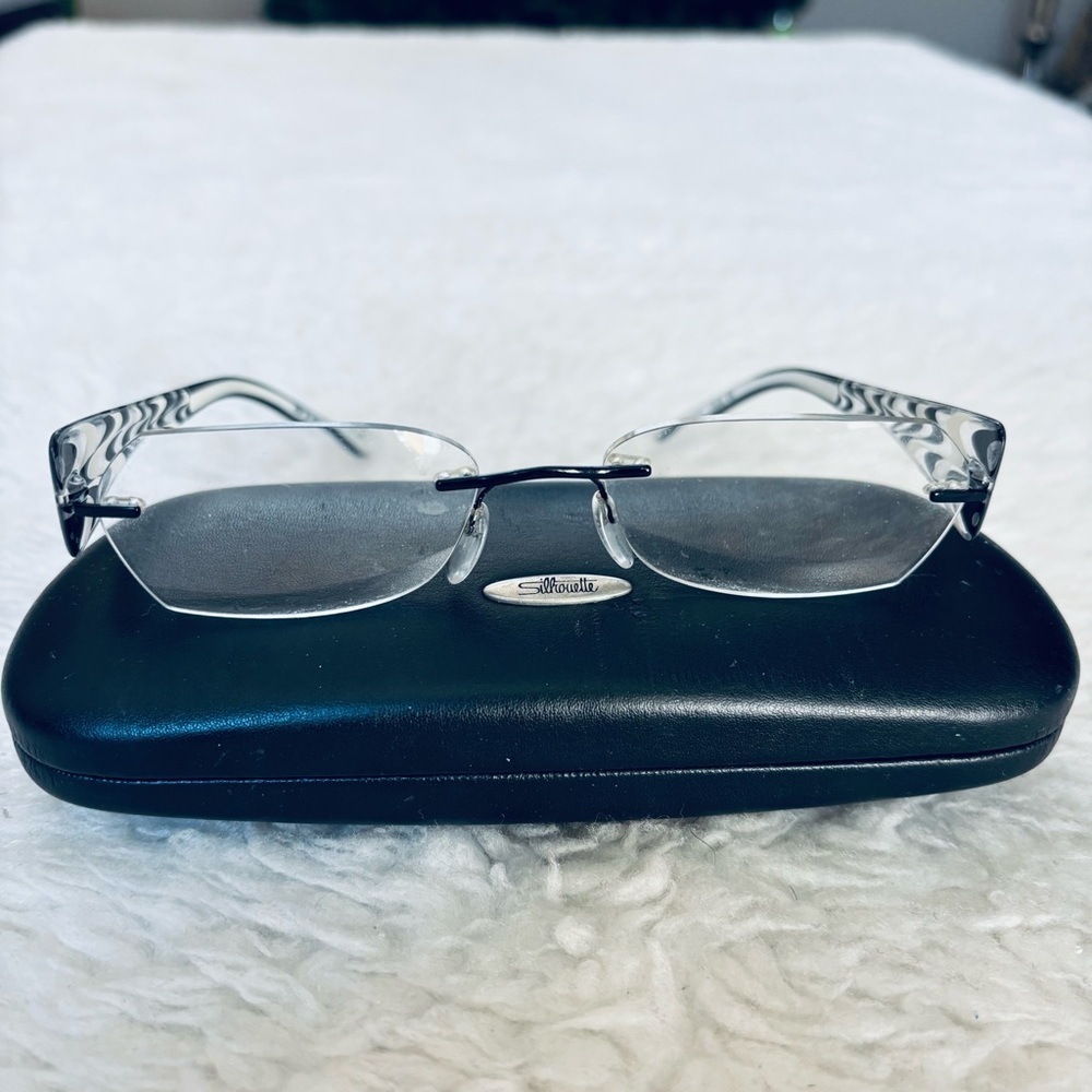 Silhouette Austria Rimless 4208 50 6051 Eyeglasses Frame w/ Case size 51x17 135